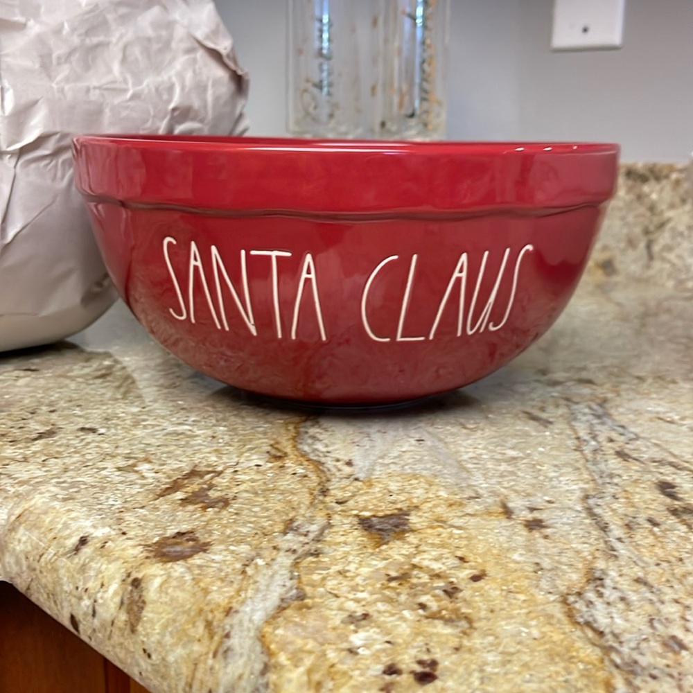 RAE DUNN “SANTA CLAUS” bowl